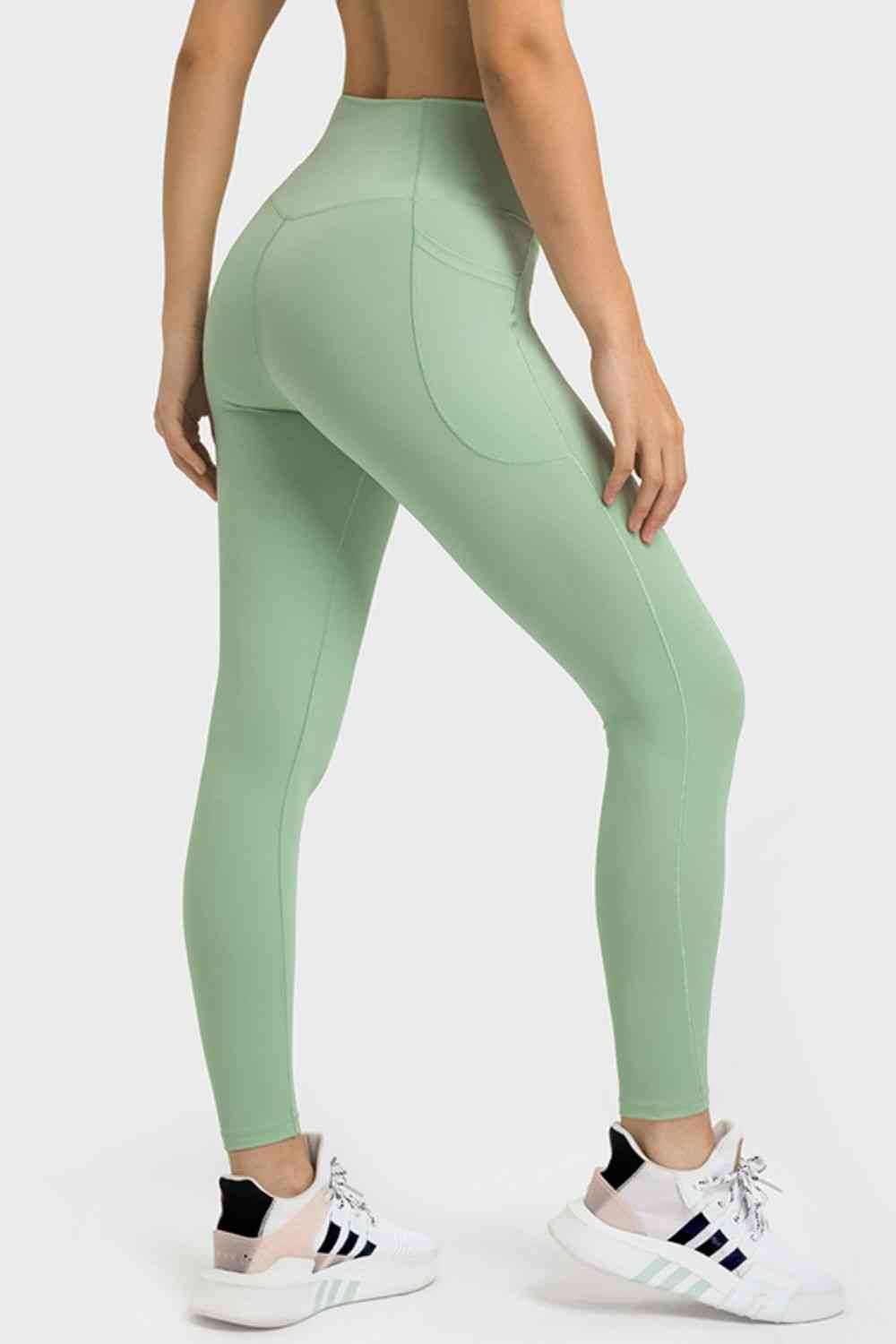 V-Waist Yoga Leggings with Pockets