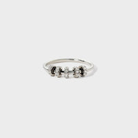 Inlaid Zircon 925 Sterling Silver Ring