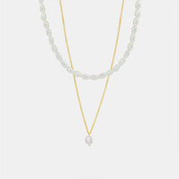 Double-Layered Freshwater Pearl Necklace