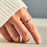 Heart Shape 925 Sterling Silver Ring