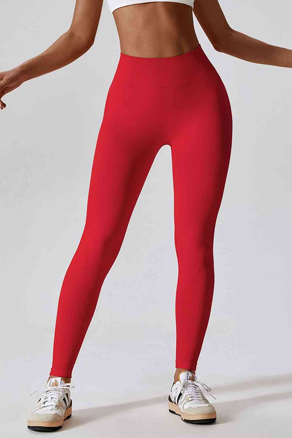 Wide Waistband Slim Fit Long Sports Leggings