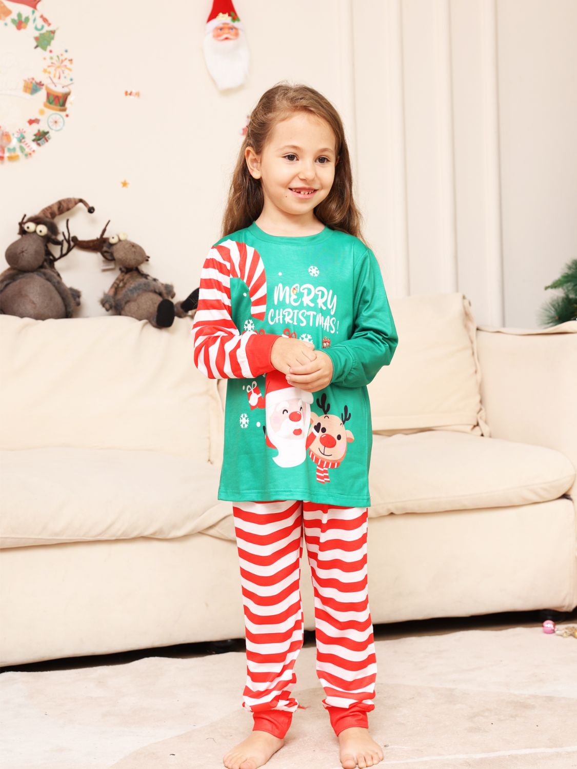 MERRY CHRISTMAS Top and Pants Set