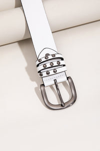 PU Leather Studded Belt