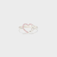 Heart Shape 925 Sterling Silver Ring