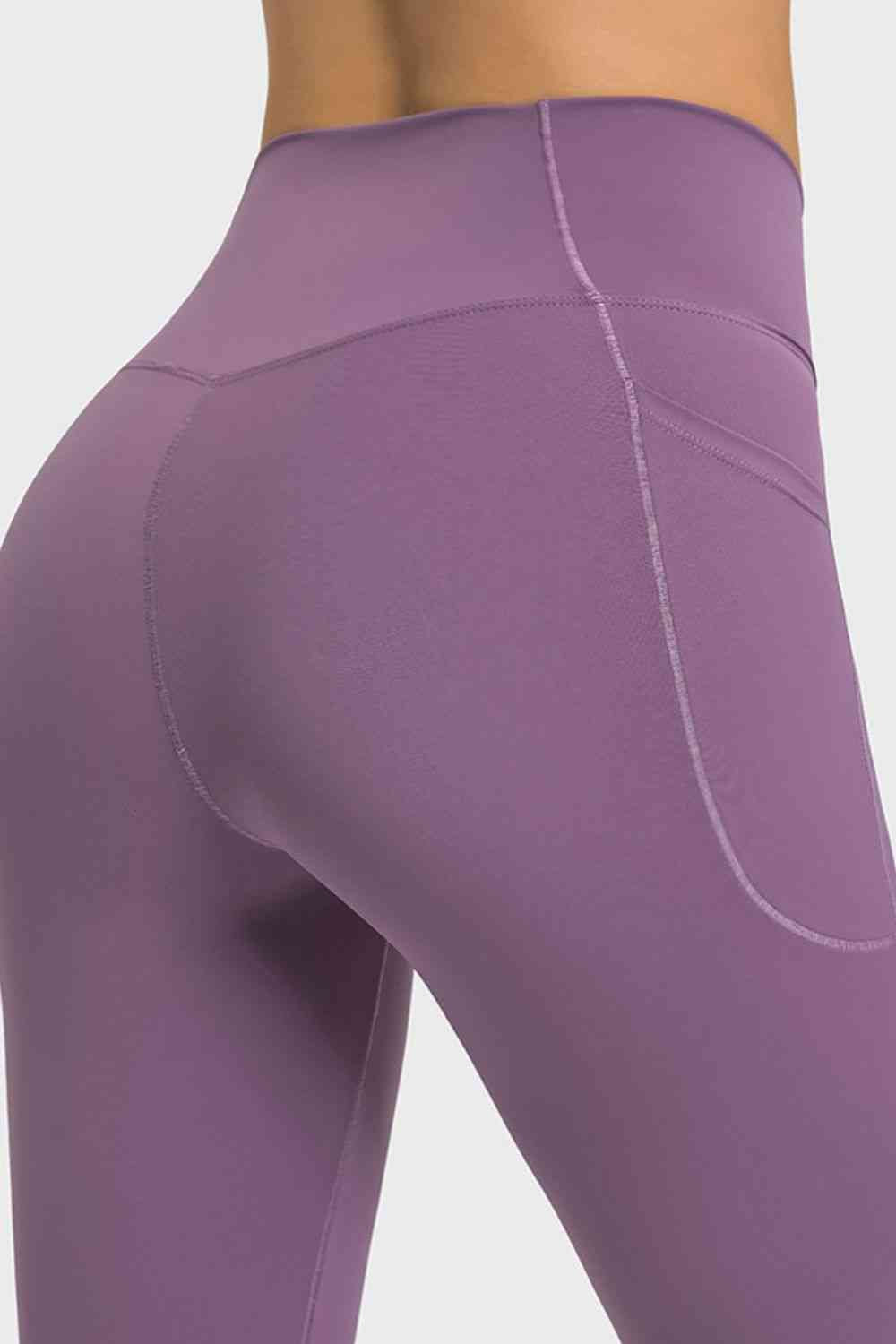 V-Waist Yoga Leggings with Pockets