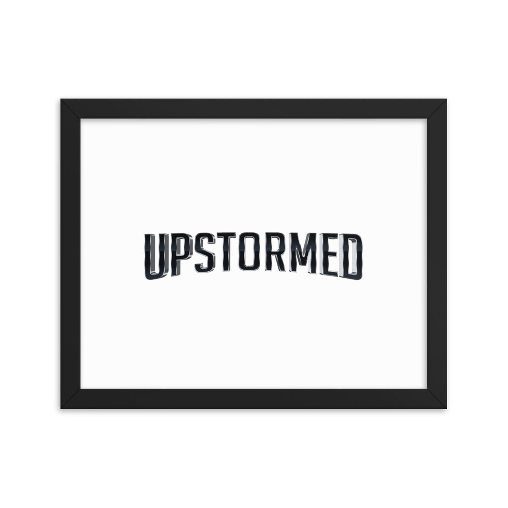 Upstormed Framed Poster