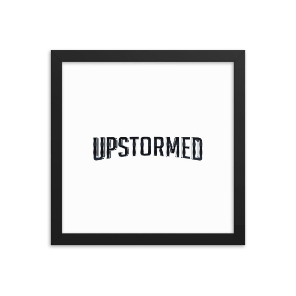 Upstormed Framed Poster