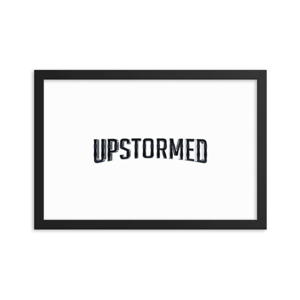 Upstormed Framed Poster