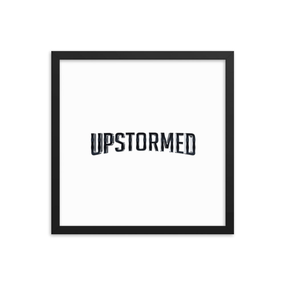 Upstormed Framed Poster