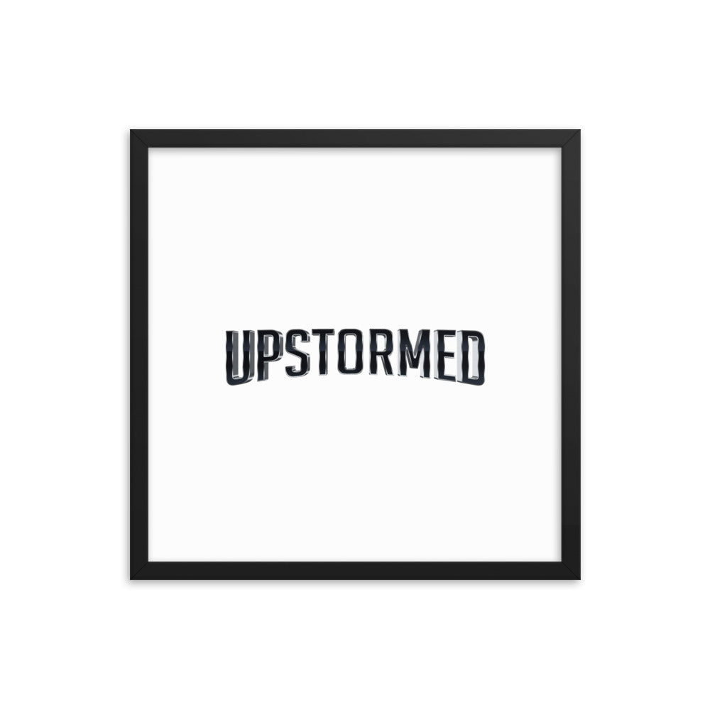 Upstormed Framed Poster