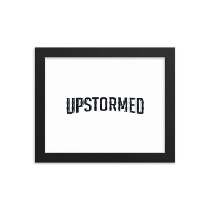 Upstormed Framed Poster