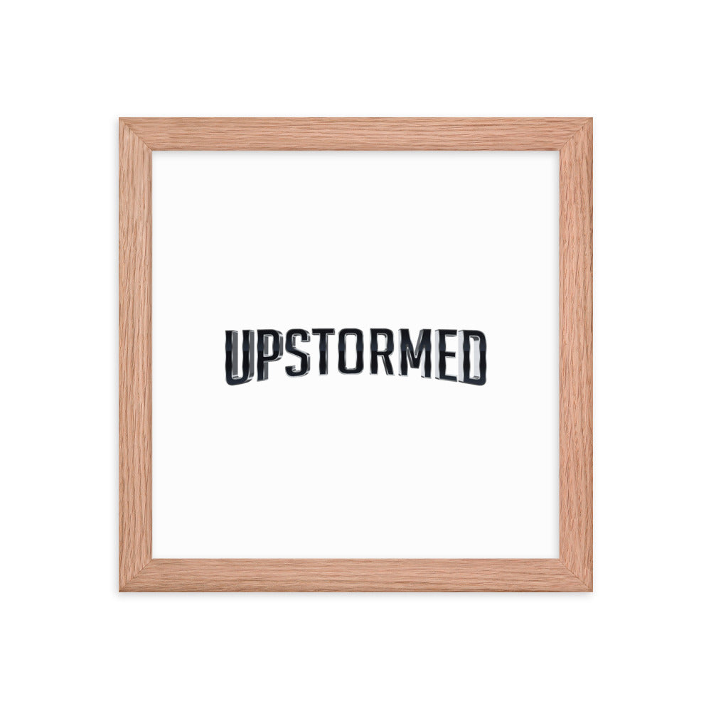 Upstormed Framed Poster