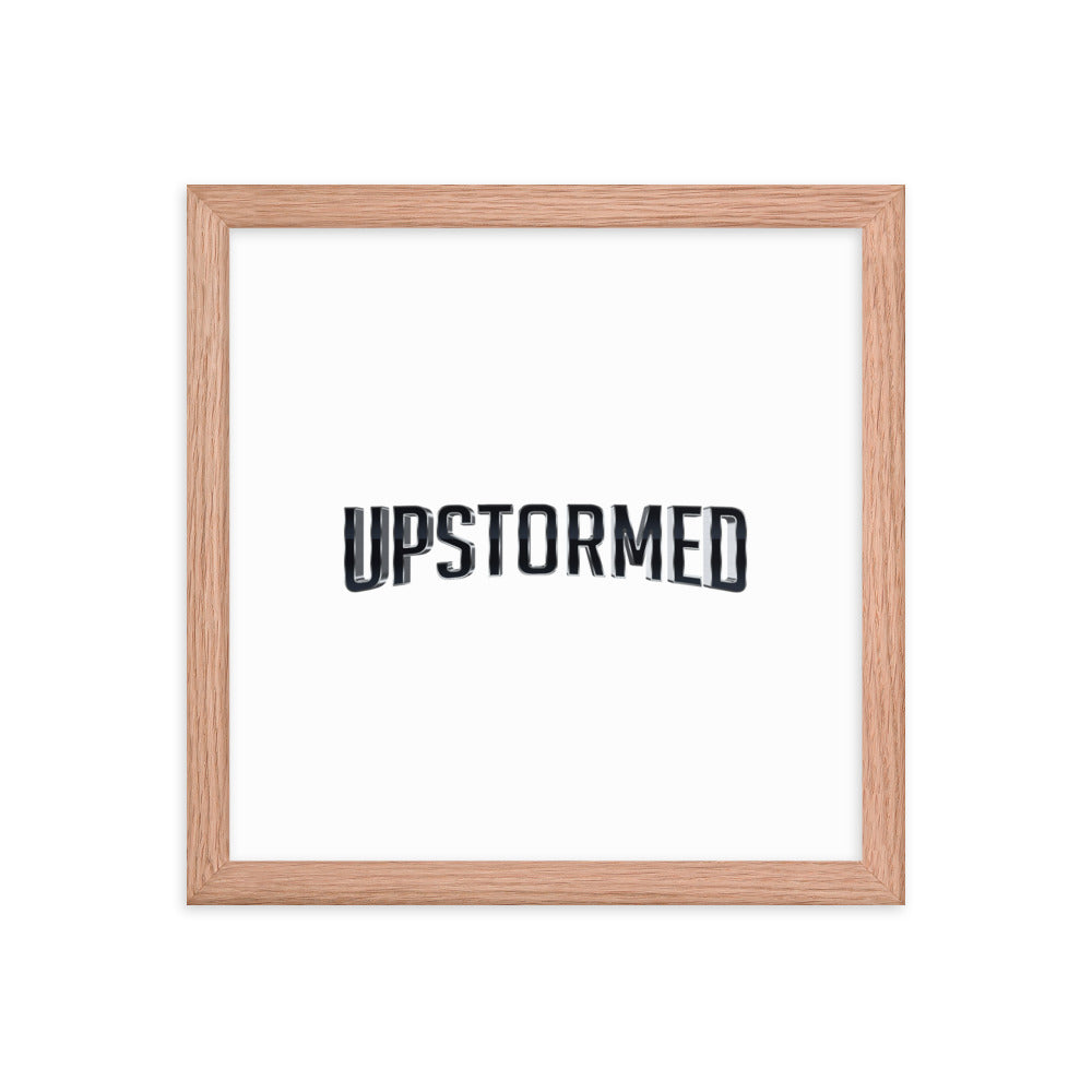 Upstormed Framed Poster