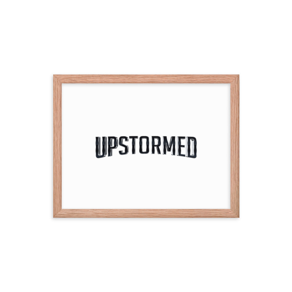 Upstormed Framed Poster