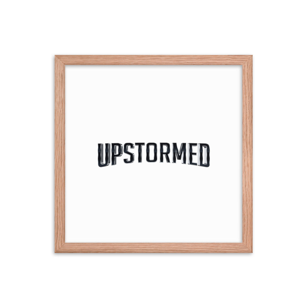 Upstormed Framed Poster