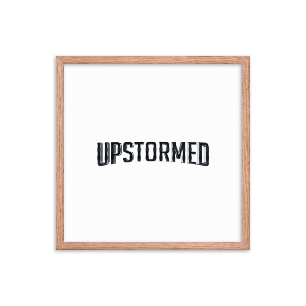 Upstormed Framed Poster