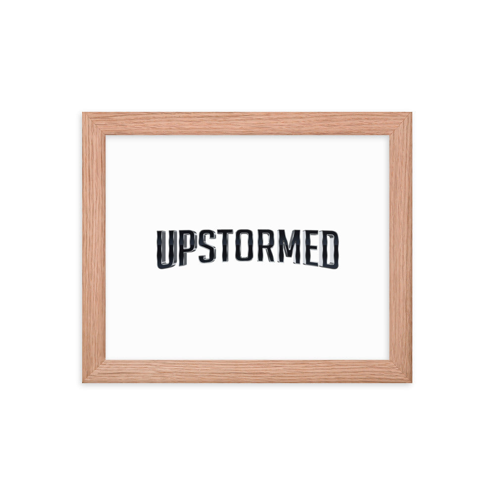 Upstormed Framed Poster