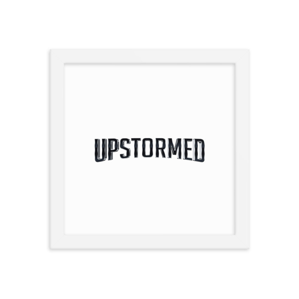 Upstormed Framed Poster