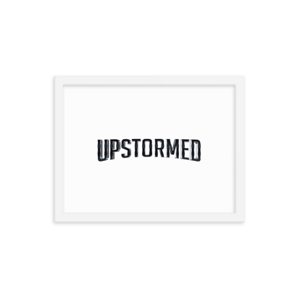 Upstormed Framed Poster