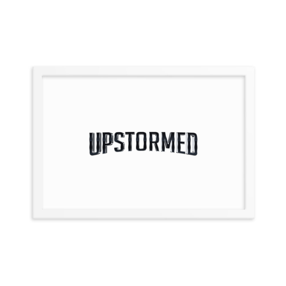 Upstormed Framed Poster