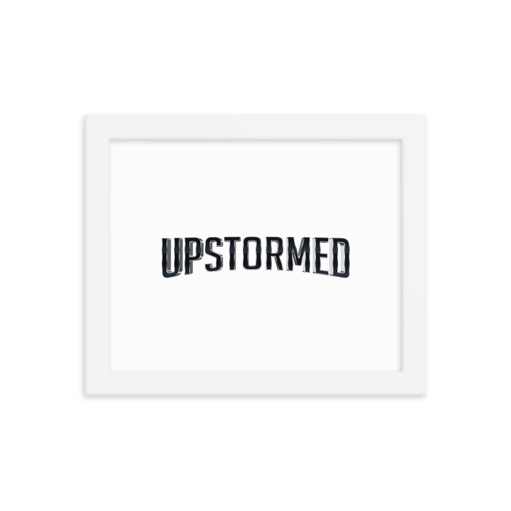 Upstormed Framed Poster