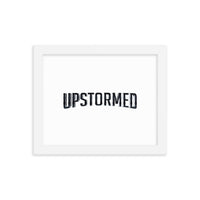 Upstormed Framed Poster