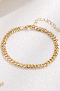 Curb Chain Copper Bracelet